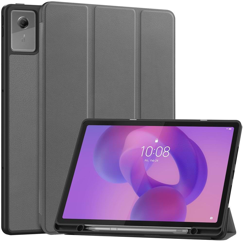 Чохол для планшета BeCover Flexible TPU Mate з кріпленням for Lenovo Idea Tab/K11 (2nd Gen) TB336/Xiaoxin Pad (2025) 11" Grey (715633)
